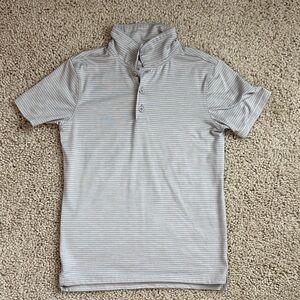 Boys heat striped performance  Polo Shirt